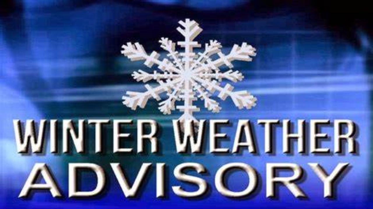 Winter Weather Advisory Worsening Road Conditions Lead To Multiple Crashes