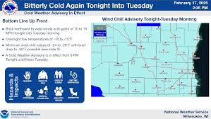 Frigid Alert: Wisconsin Faces -19°F Wind Chills Tonight - Stay Safe With These Tips!